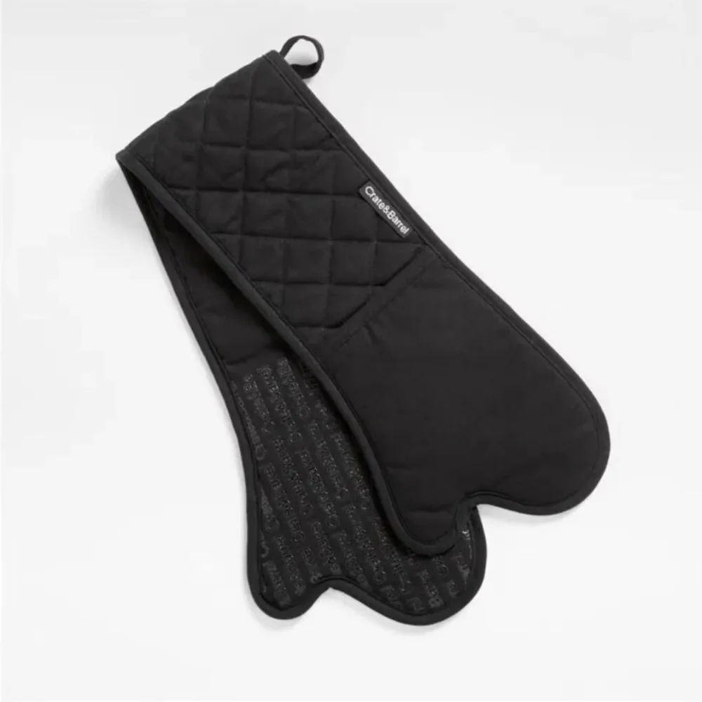 Crate & Barrel Silicone Grip Double Oven Mitt